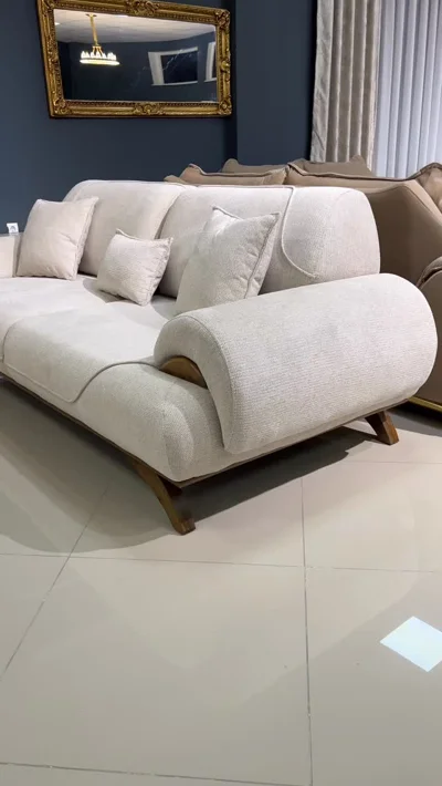 Set divanesh Relax në ngjyrë krem