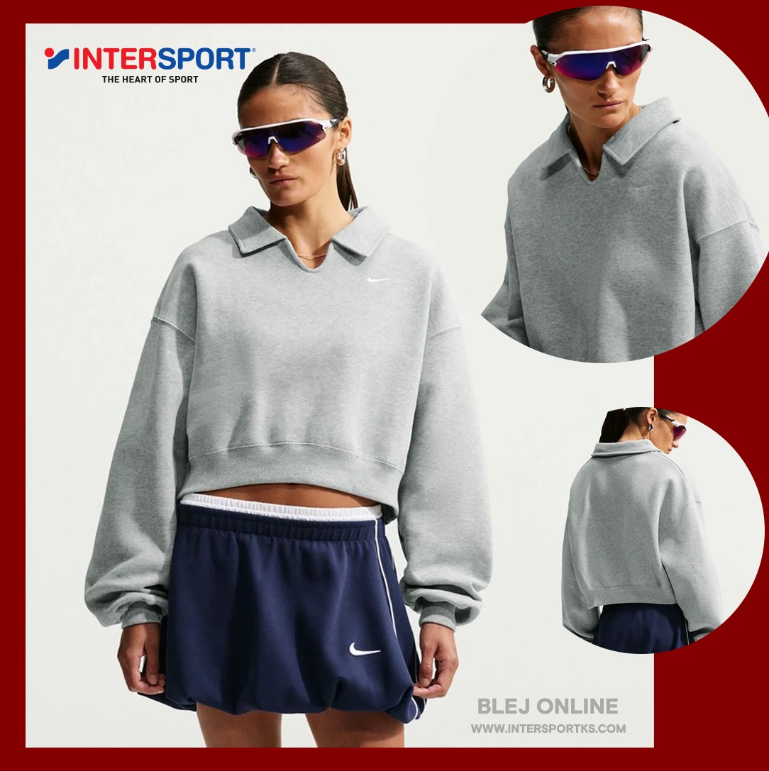 Duks Nike për femra me jakë polo i shkurtër – Intersport.kosova