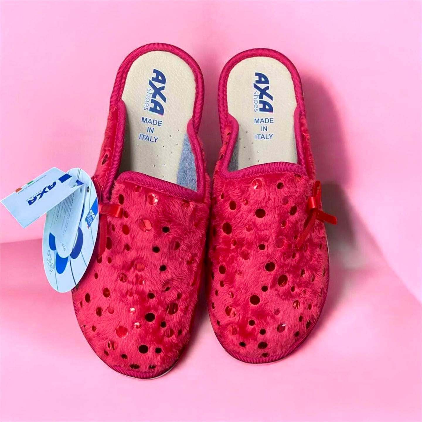Papuçe shtëpie të kuqe Axa për femra – Italy Shop