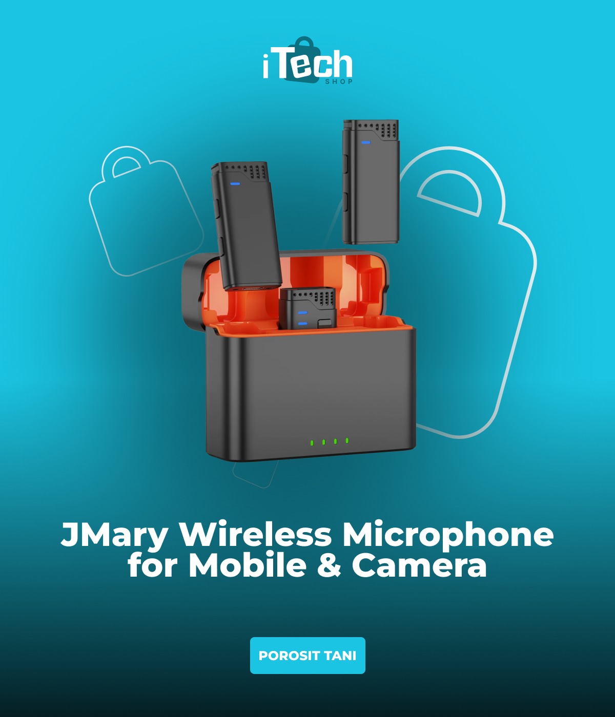 Mikrofon pa tel JMary për celular dhe kamerë – iTech Accessories