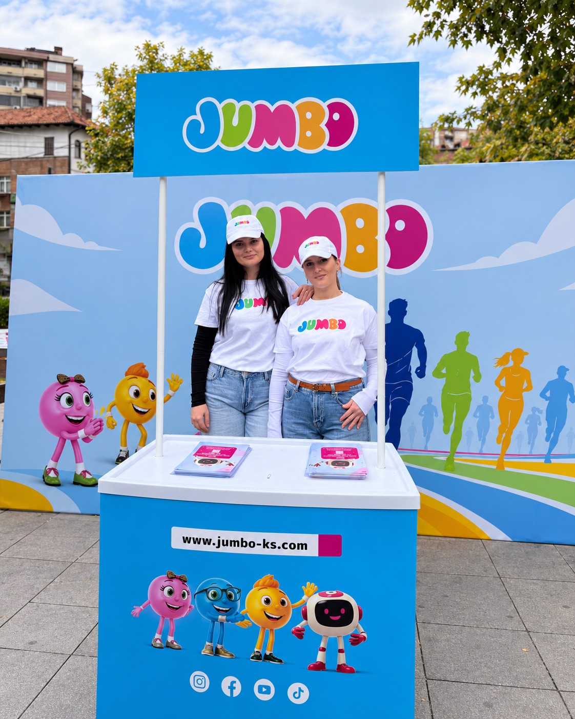 Stenda e lodrave në garën MitroRun – JUMBO Kosova