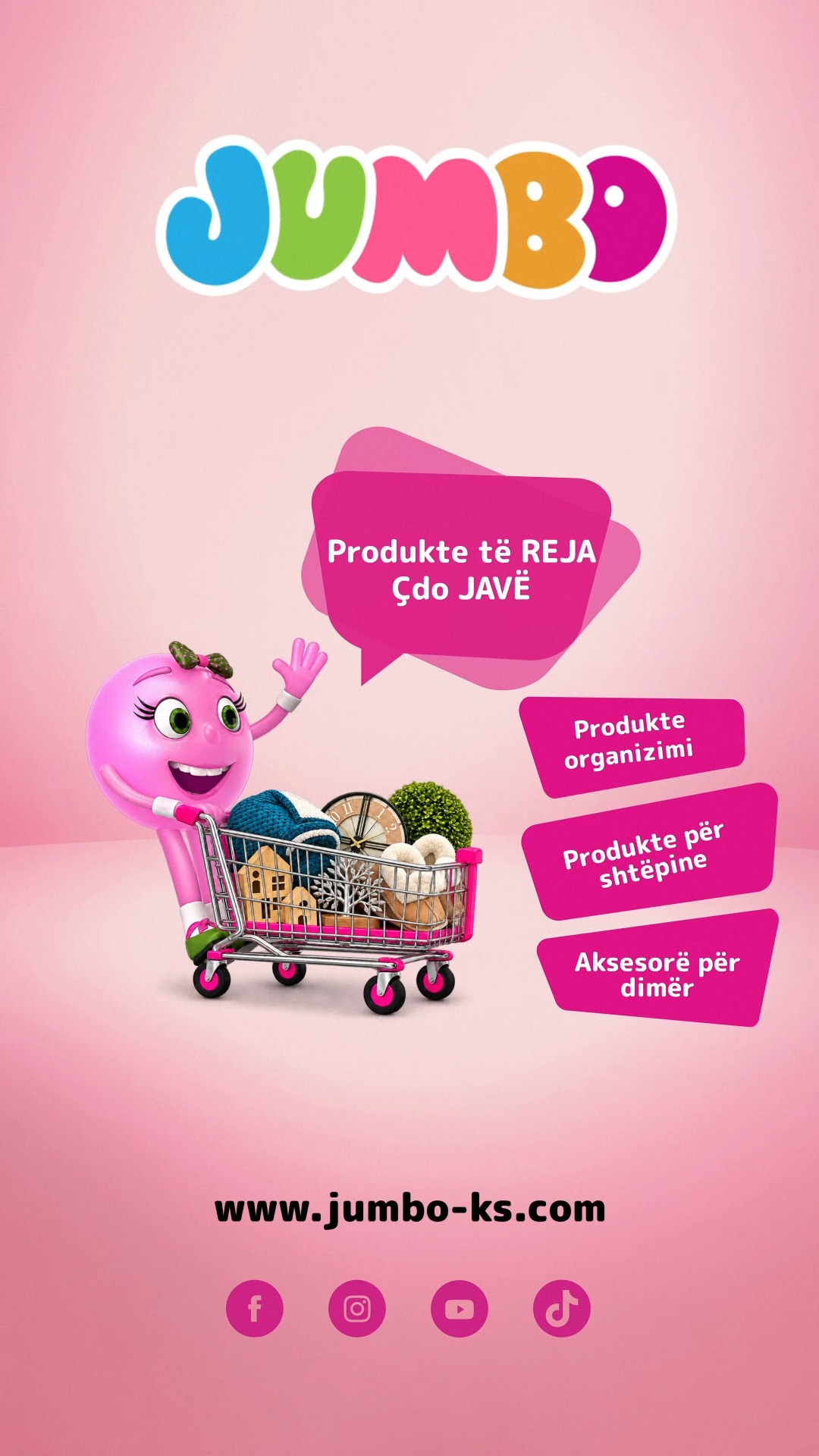 Produkte të reja për shtëpi dhe organizim – JUMBO Kosova