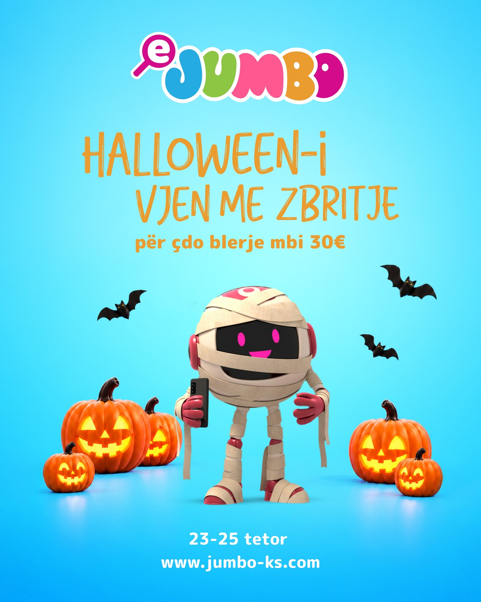 Ofertë online për produkte Halloween – JUMBO Kosova