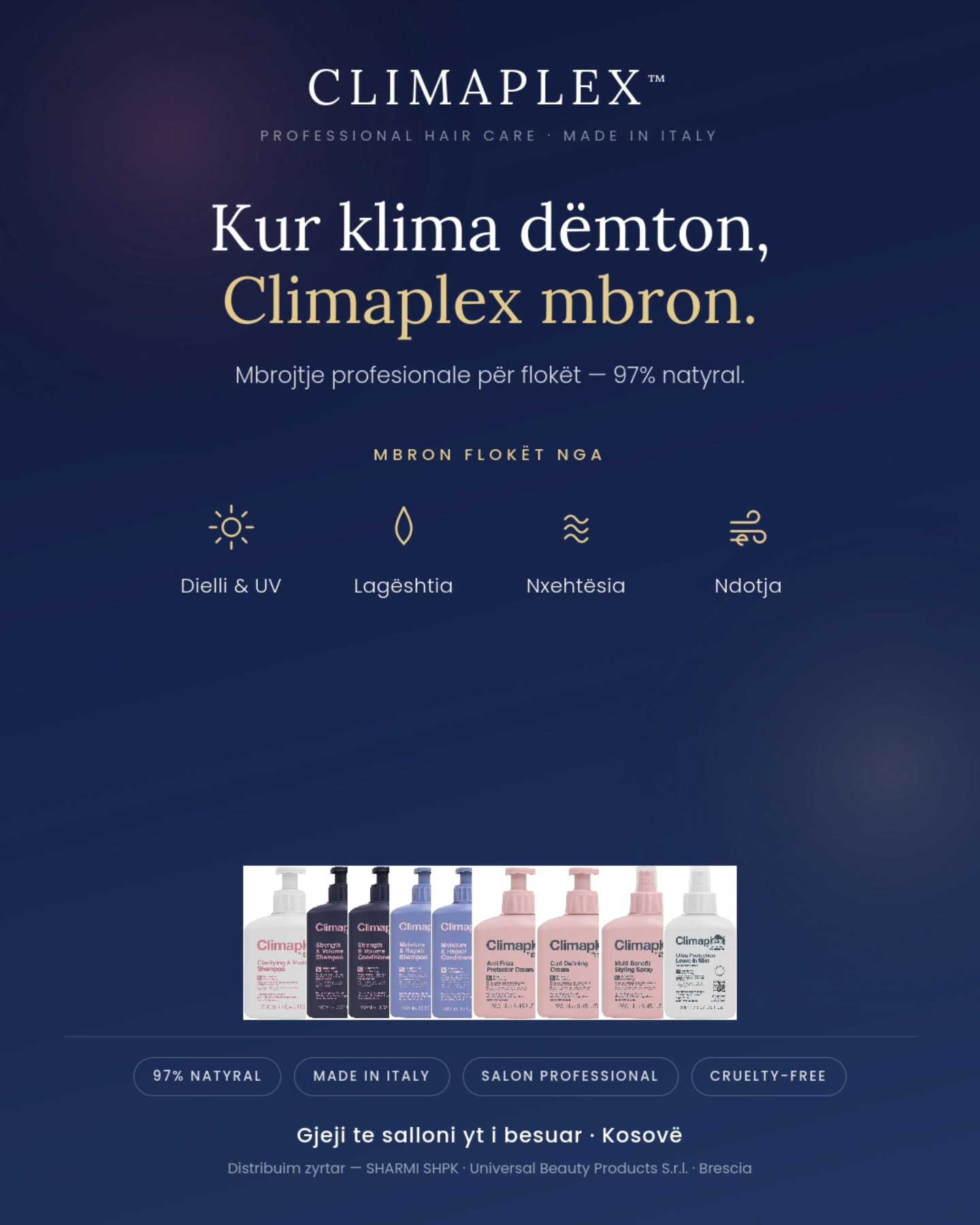 Linja Climaplex për mbrojtjen e flokëve – JUNGLE FEVER PROFESIONAL