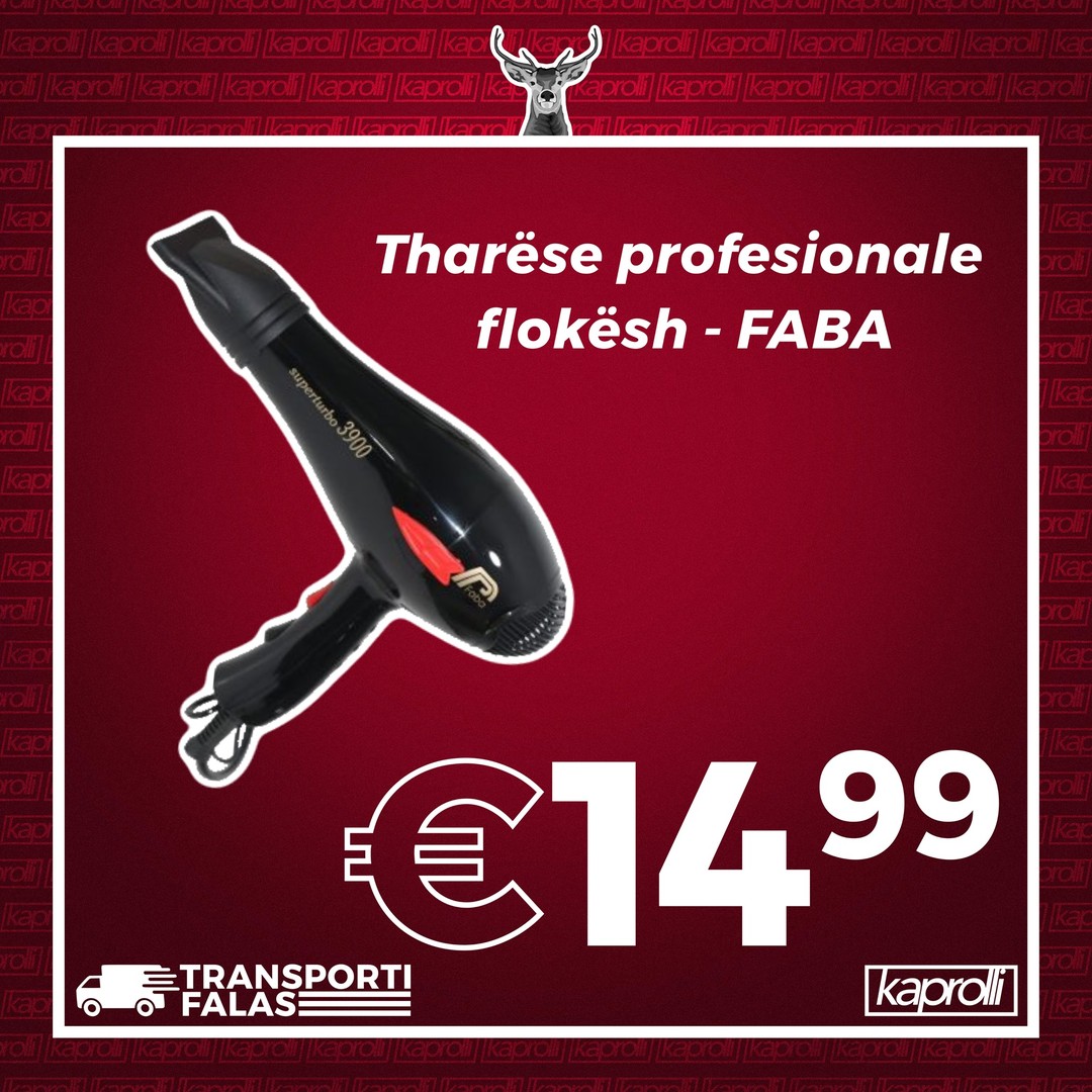 Tharëse profesionale flokësh Faba – Kaprolli - Onlineshop