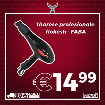 Tharëse profesionale flokësh Faba