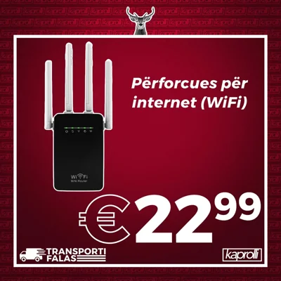 Përforcues sinjali WiFi me 4 antena