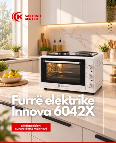 Furrë elektrike Innova 6042X me dy pllaka