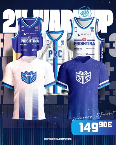 Pako 2 fanella dhe 2 bluza warm-up KB Prishtina