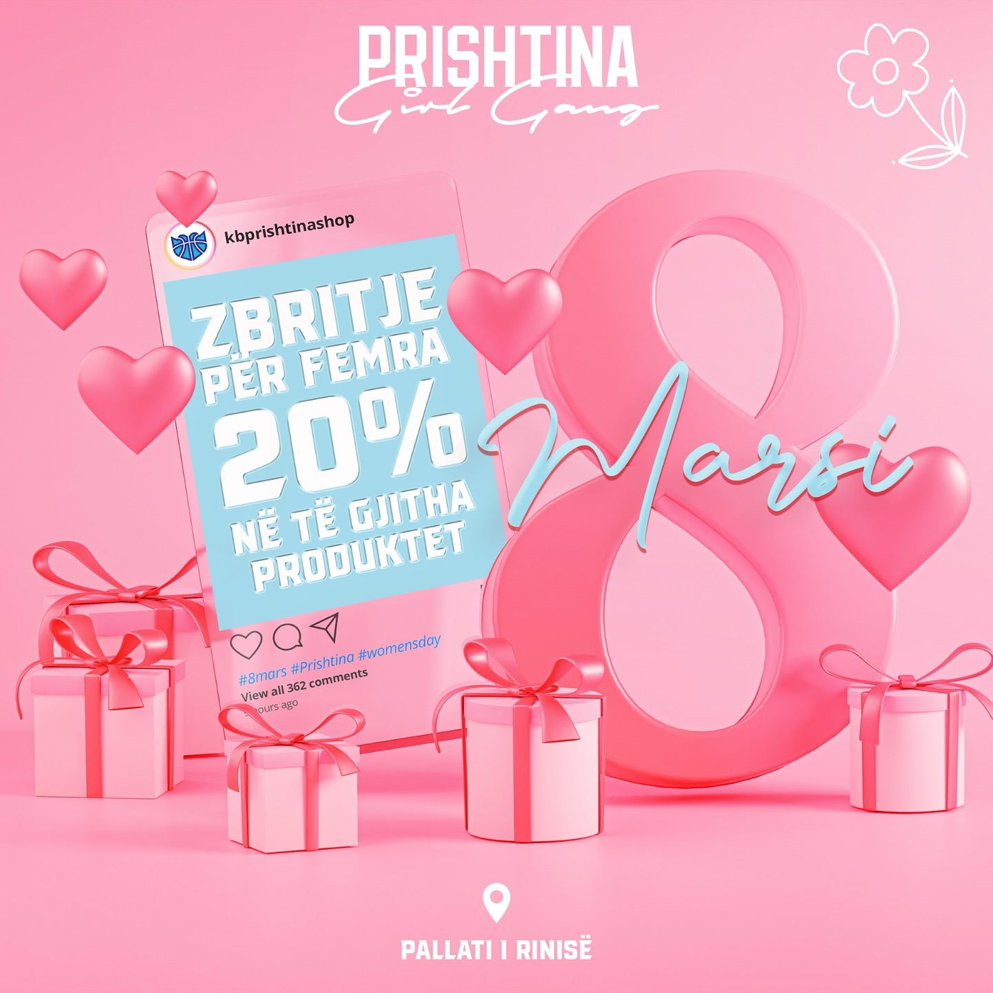 Ofertë speciale për femra për 8 Mars – Prishtina Shop