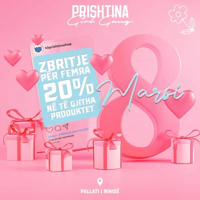 Ofertë speciale për femra për 8 Mars
