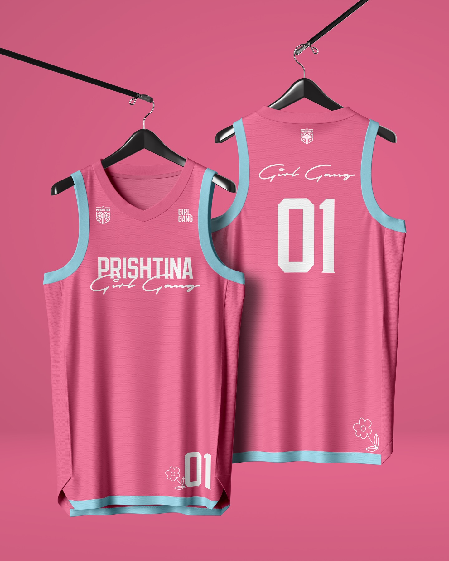 Fanellë basketbolli rozë KB Prishtina për vajza – Prishtina Shop