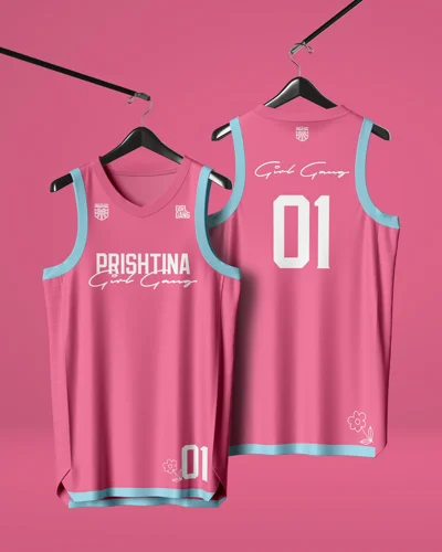 Fanellë basketbolli rozë KB Prishtina për vajza
