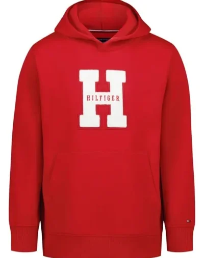 Duks Tommy Hilfiger i kuq për fëmijë 4 vjeç