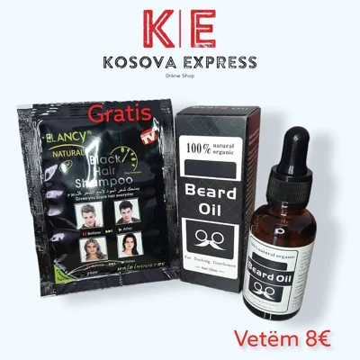 Vaj për mjekër me shampo Dexe falas