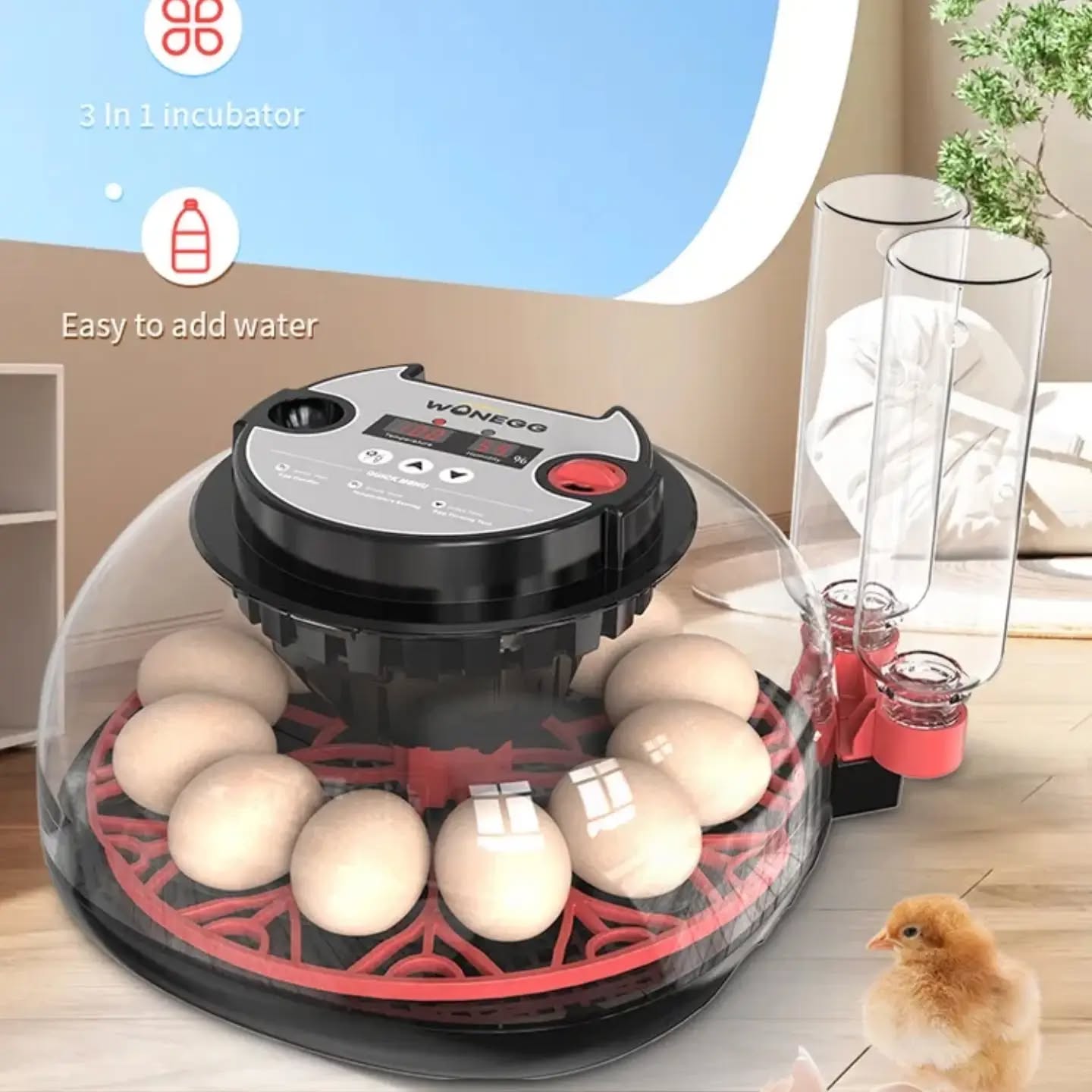 Inkubator vezësh M12H për 12 vezë – kosova_shop_online📦🛒