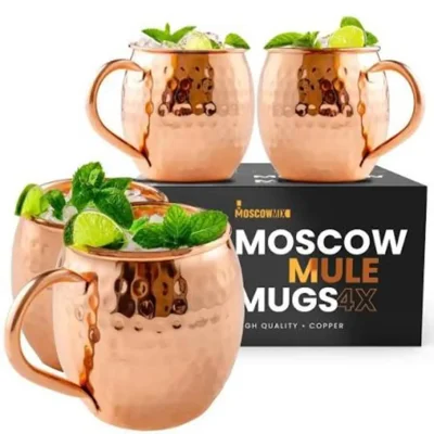 Gota bakri Moscow Mule set 4 copë