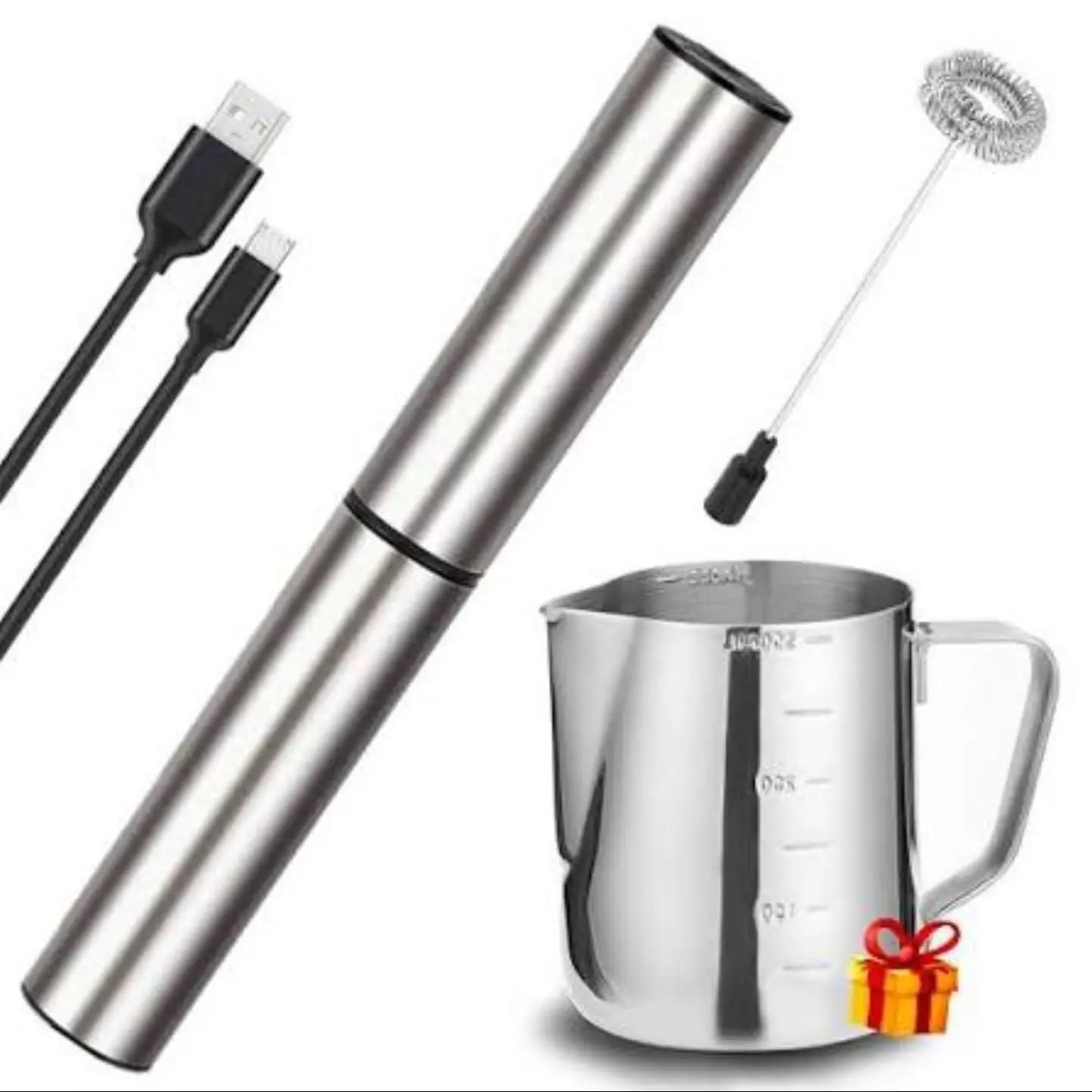 Shkumues qumështi i rikarikueshëm me USB – kosova_shop_online📦🛒