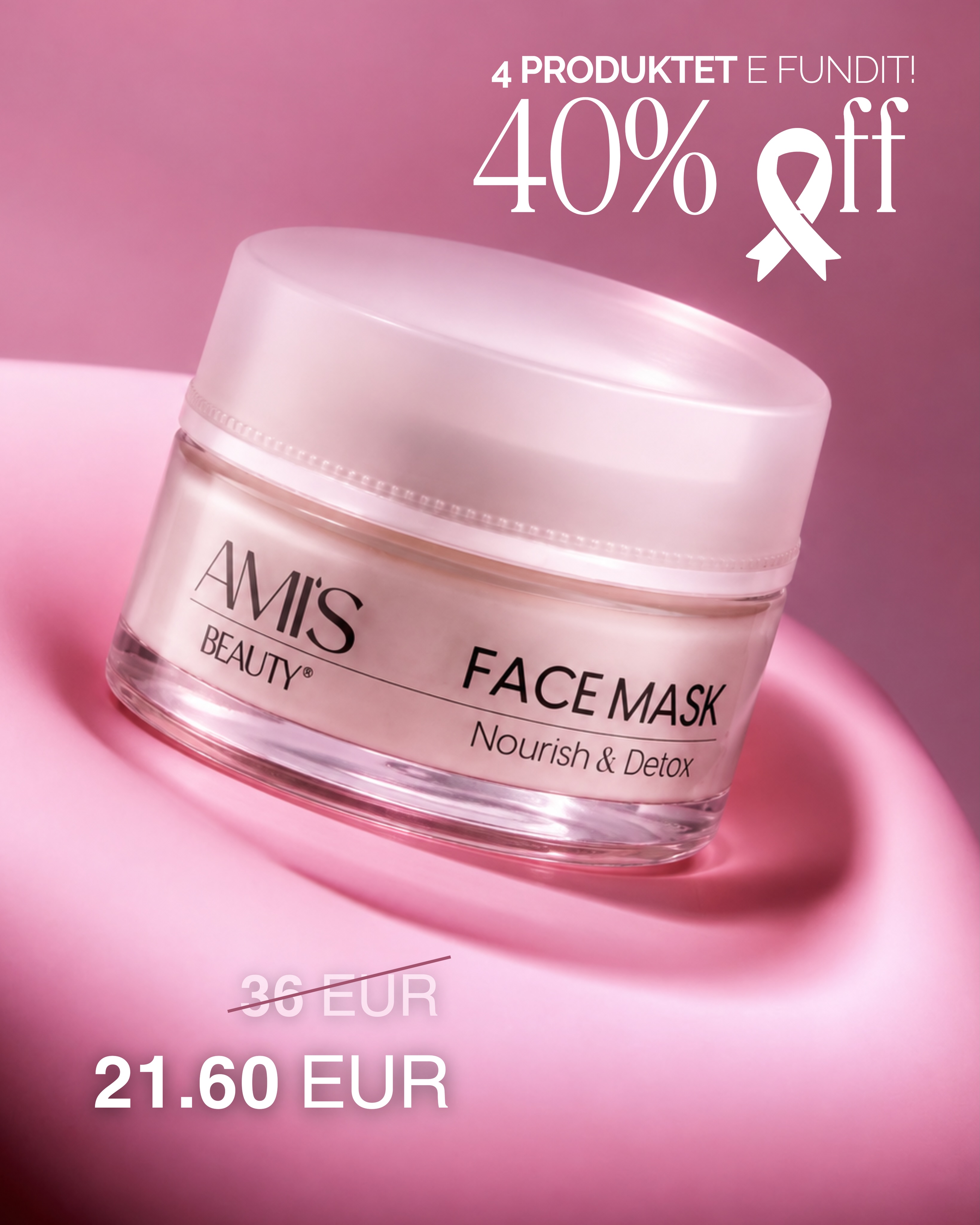 Maskë fytyre AMIS Beauty Nourish & Detox – Ami's Beauty Kosovo