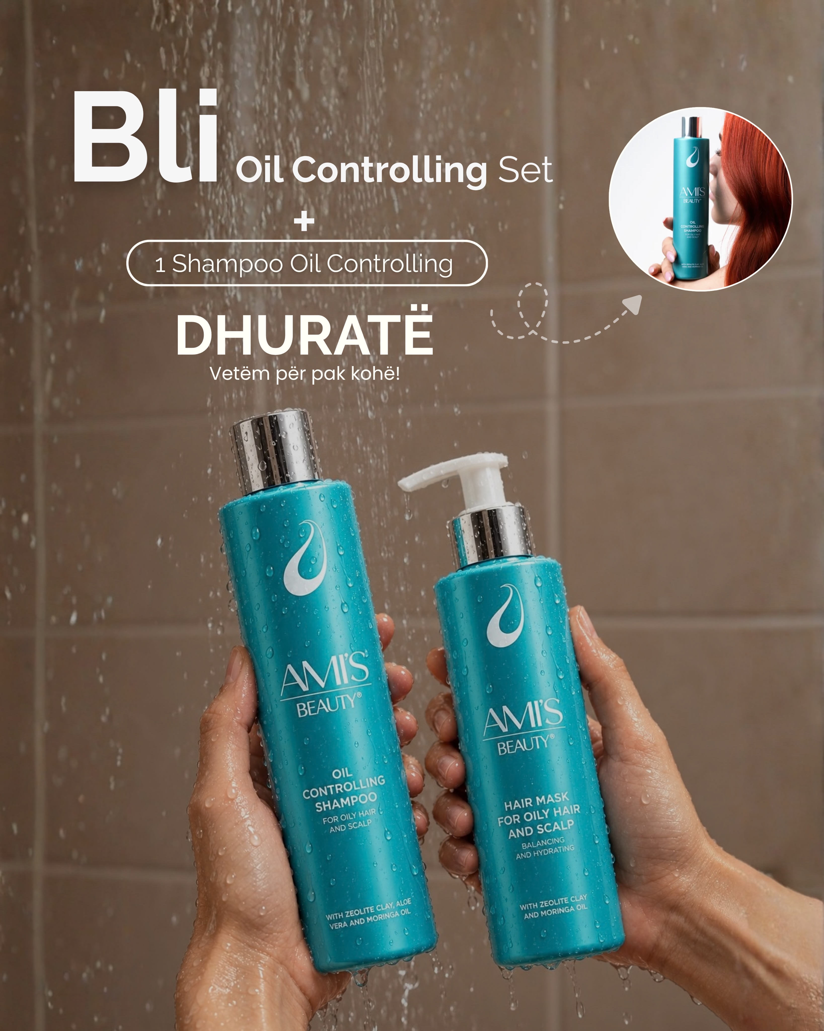 Set AMIS Beauty Oil Controlling për flokë me yndyrë – Ami's Beauty Kosovo