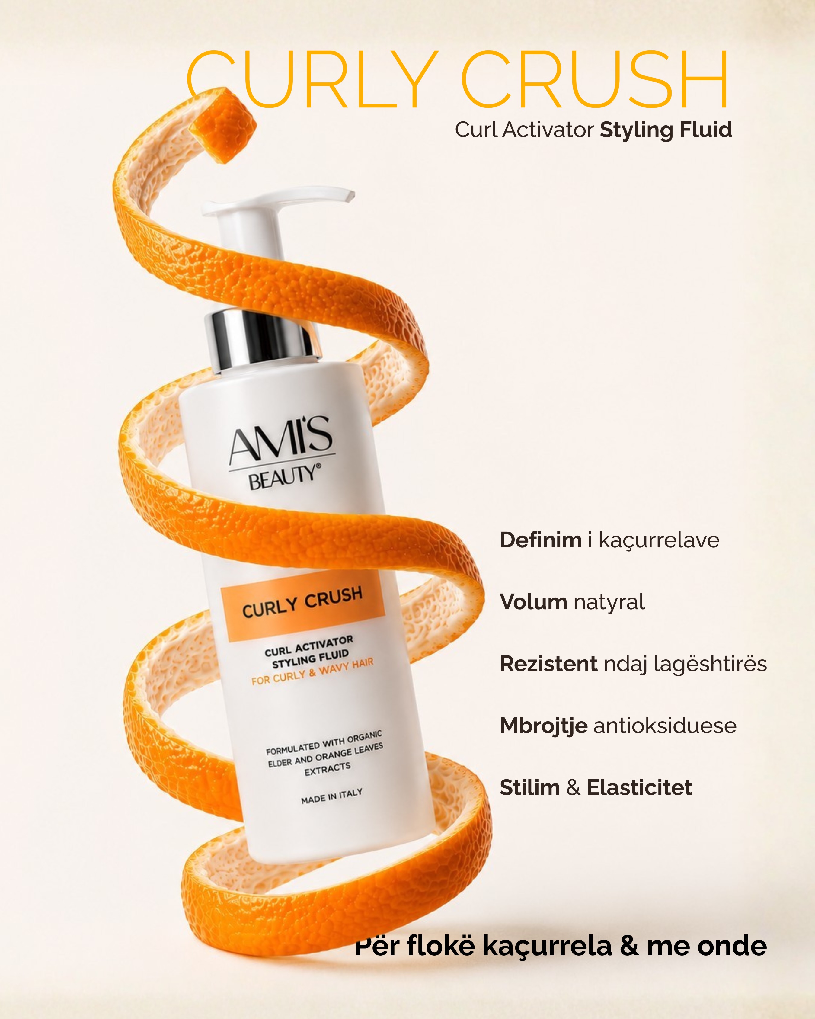 Shampo AMIS Beauty Curly Crush Shape & Shine – Ami's Beauty Kosovo (3)