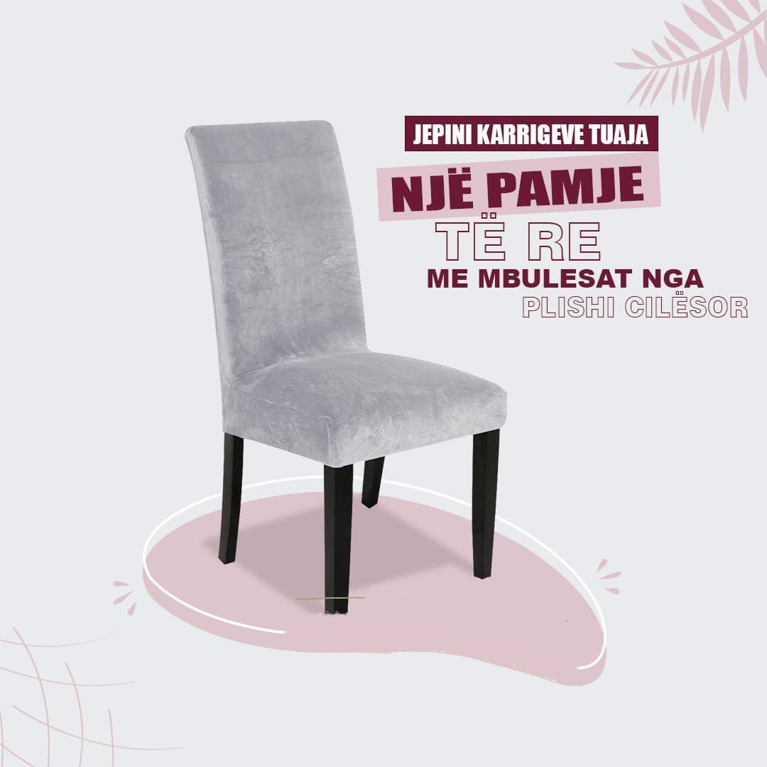Mbulesa elastike pelushi për karrige 6 copë – Ks Online Shop