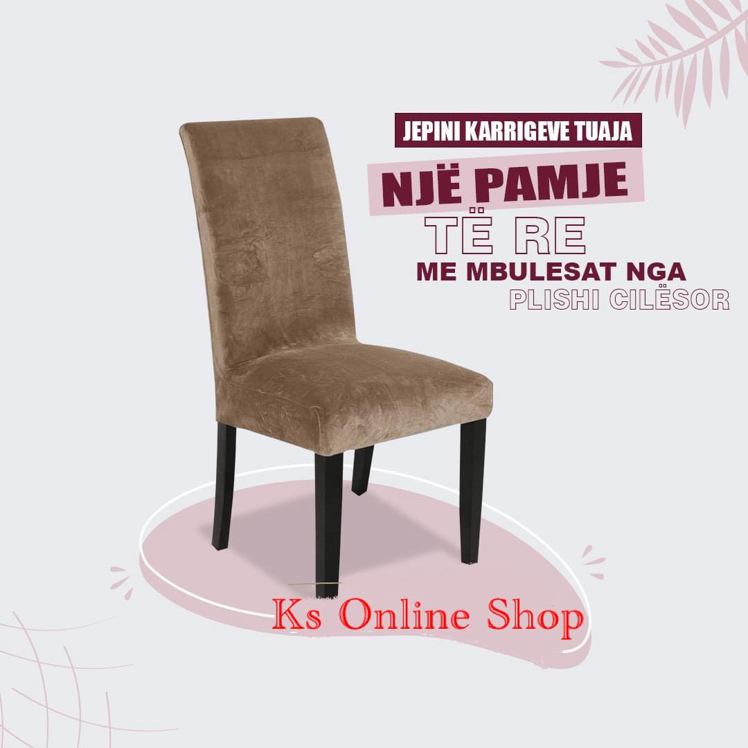 Mbulesa elastike pelushi për karrige 6 copë – Ks Online Shop (2)