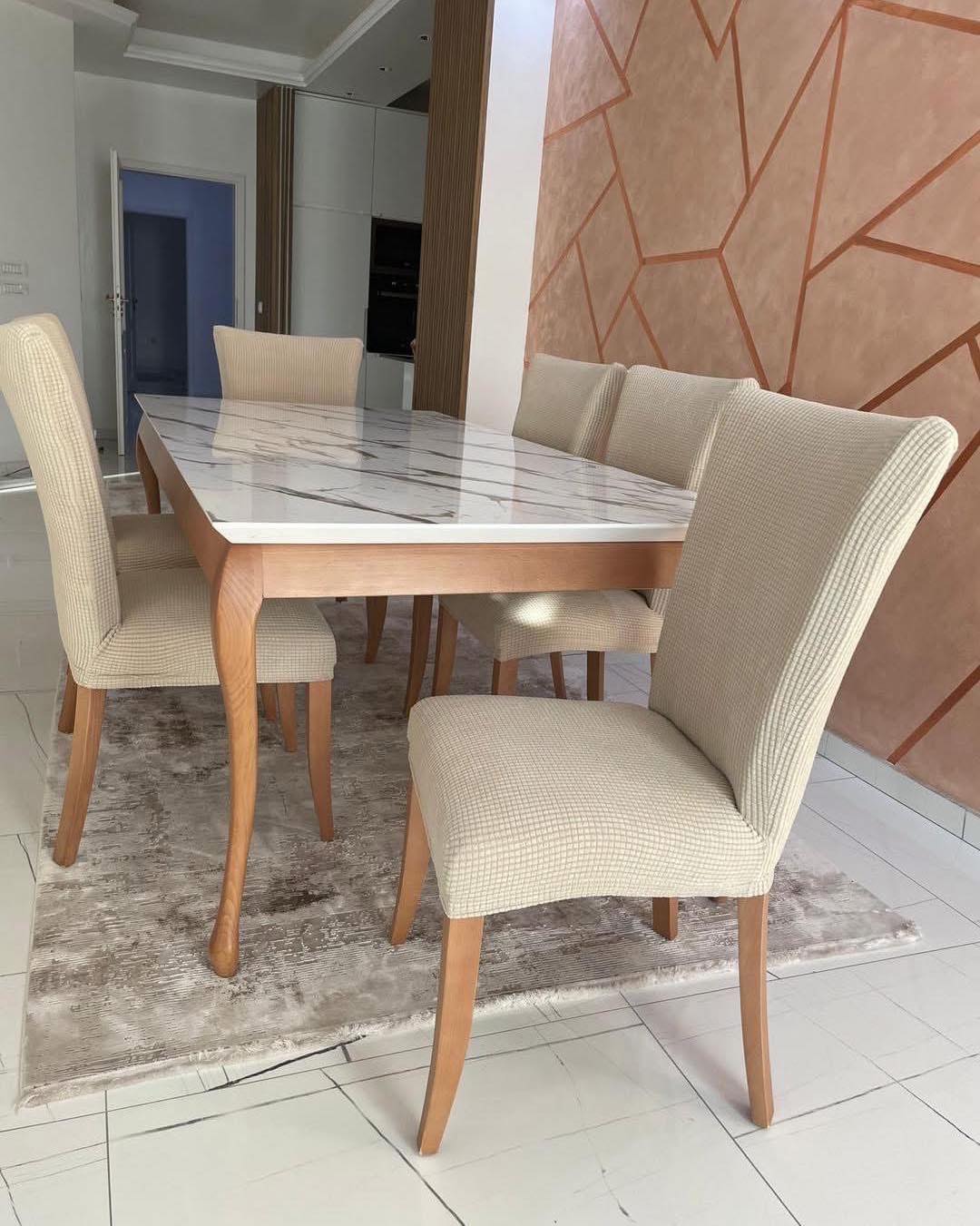 Mbulesa mëndafshi për karrige 6 copë – Ks Online Shop