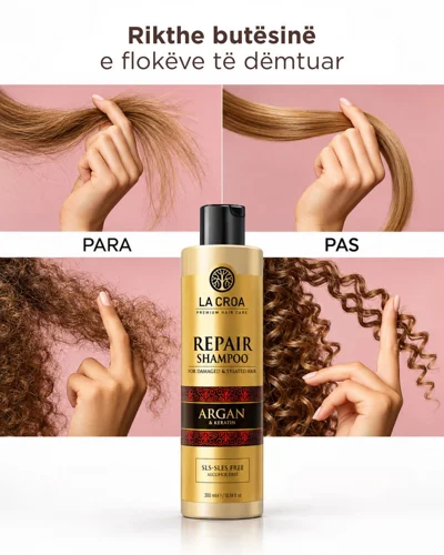 Shampo riparuese La Croa Repair me argan