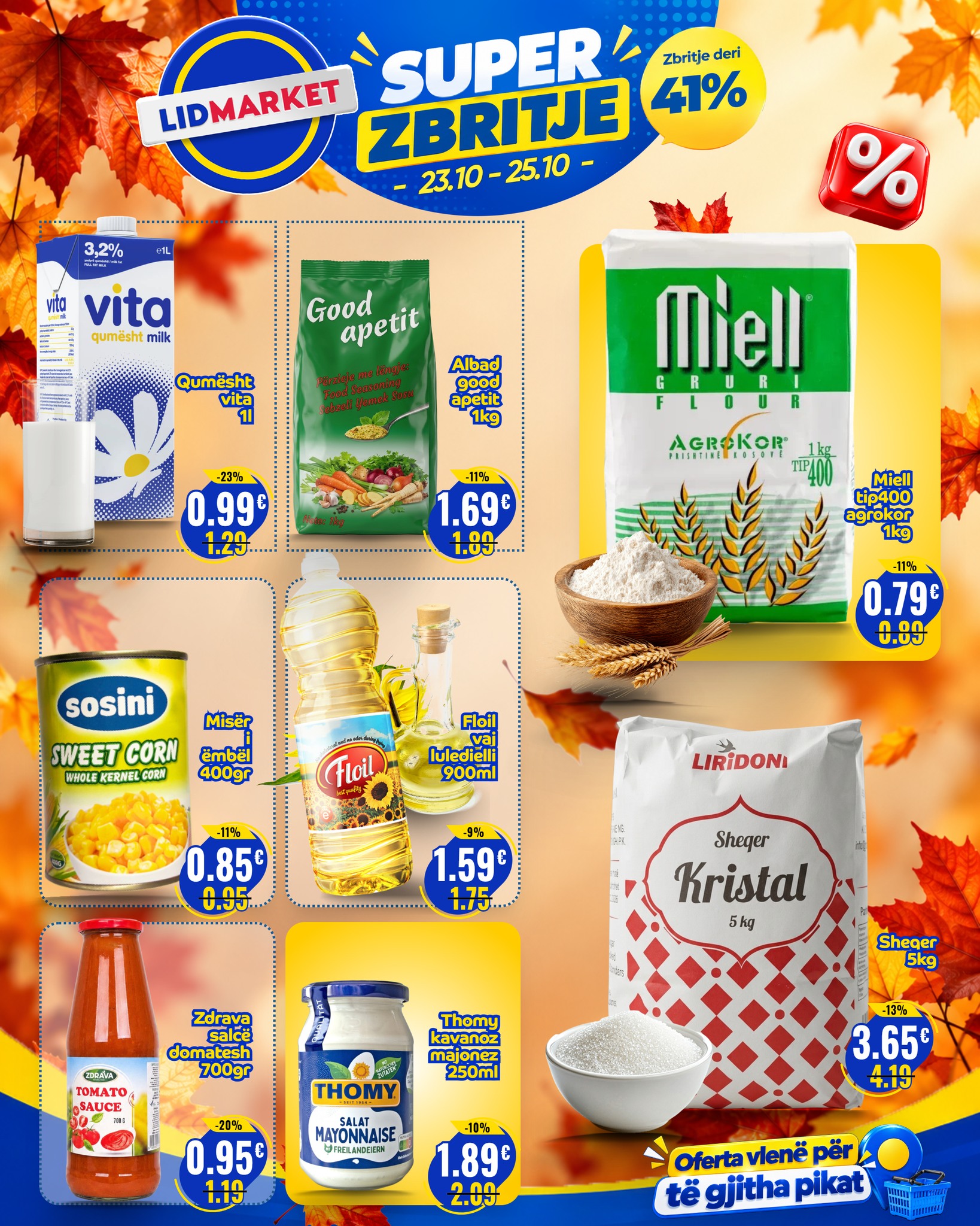 Oferta për makarona, kërpudha dhe ushqime – LID Market (2)