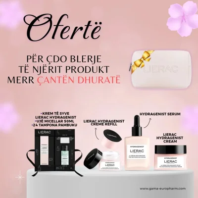 Produkte Lierac Hydragenist me çantë dhuratë