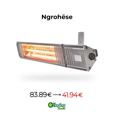 Ngrohëse muri Nedis 2000 W për ambiente të jashtme