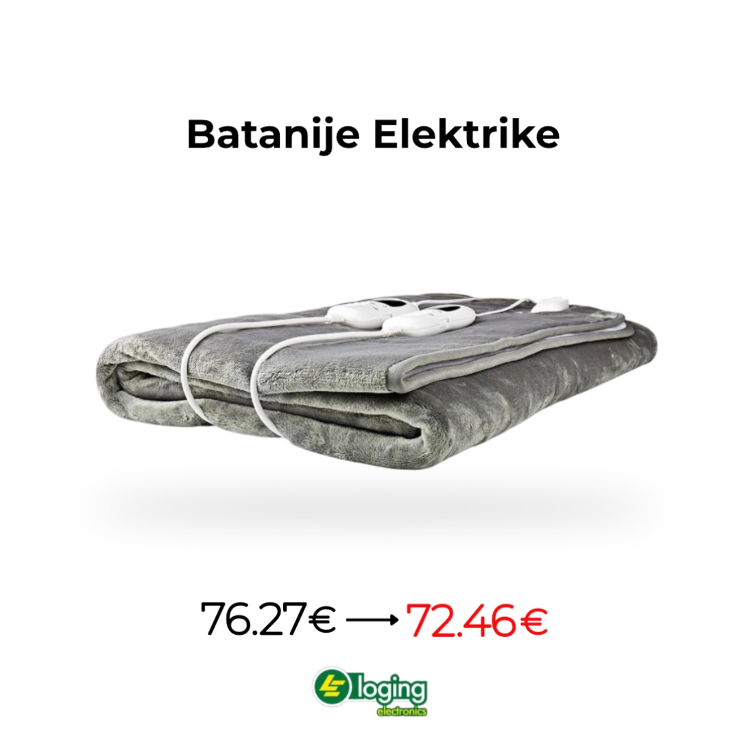 Batanije elektrike dyshe Nedis 160x140 cm – Loging Electronics Kosova