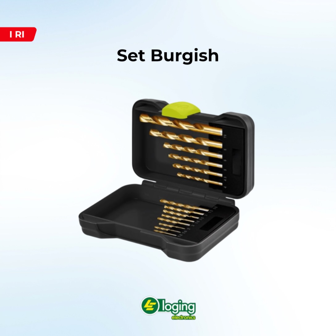 Set me 15 burgji HSS për metal me titan – Loging Electronics Kosova