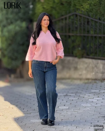 Bluzë thurje rozë për femra