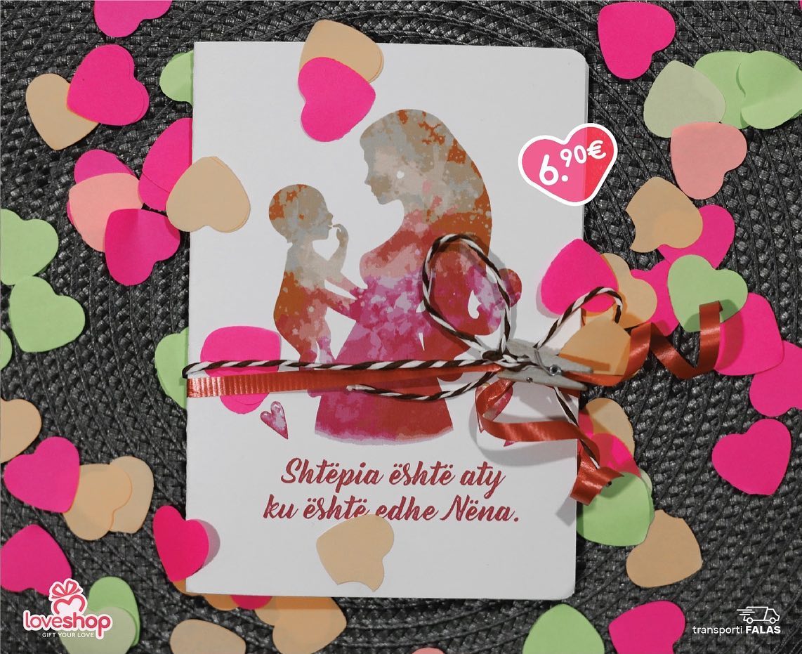 Kartolinë urimi për Ditën e Nënës – LoveShop Online Store