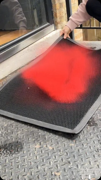 Tapet rrjetë për pastrimin e këpucëve 60x90 cm