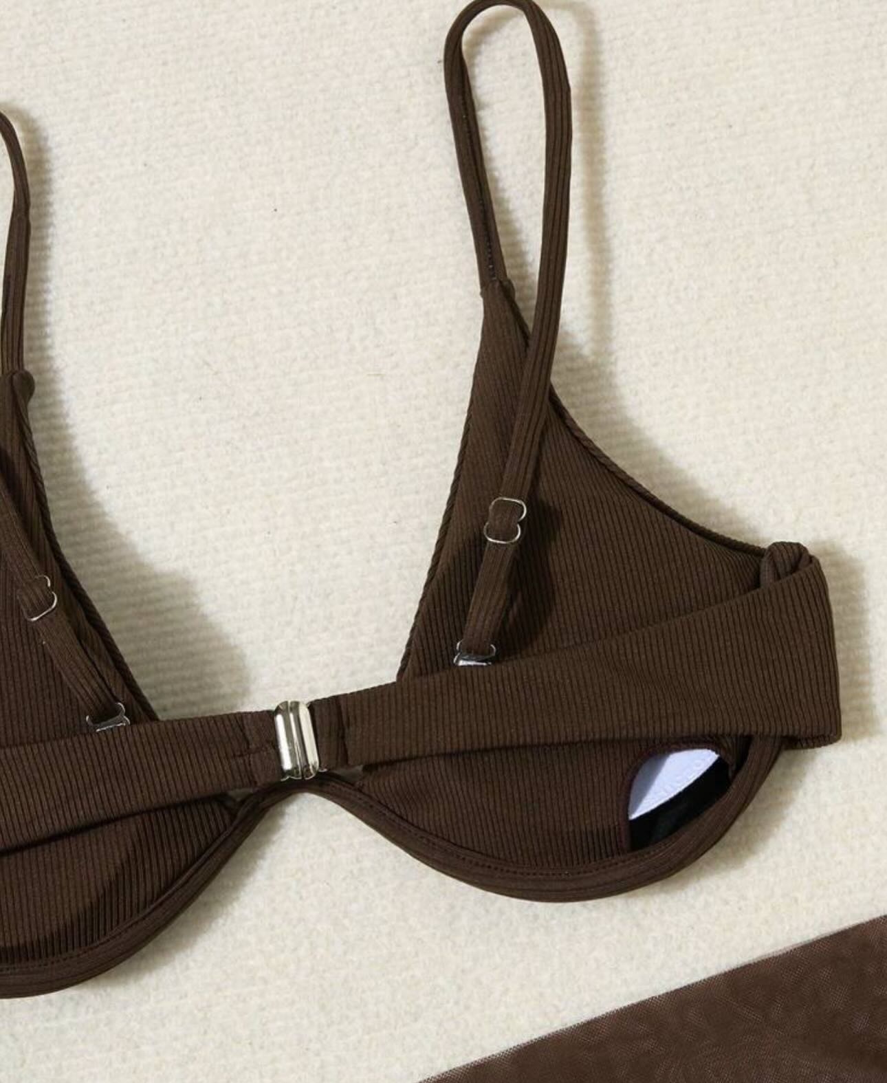 Bikini kafe me pareo plazhi – M’store -online (2)