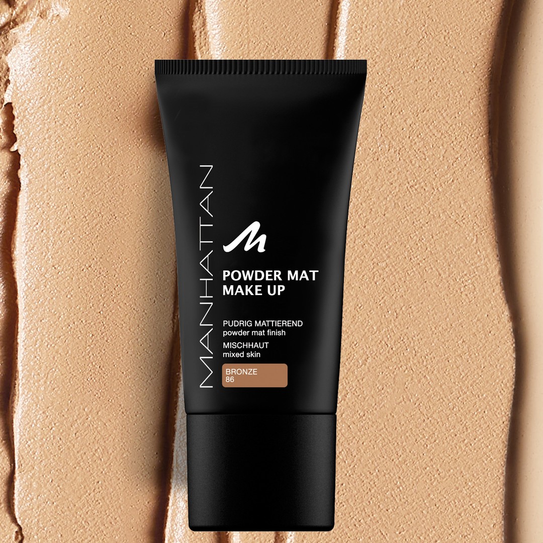 Fondatinë mat Manhattan Powder Mat Bronze 86 – Manhattan Cosmetics Kosovo