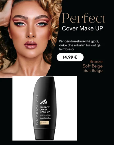 Fondatinë Manhattan Perfect Cover Make Up