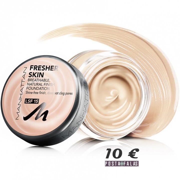 Fondatinë Manhattan Fresher Skin me SPF 15 – Manhattan Cosmetics Kosovo