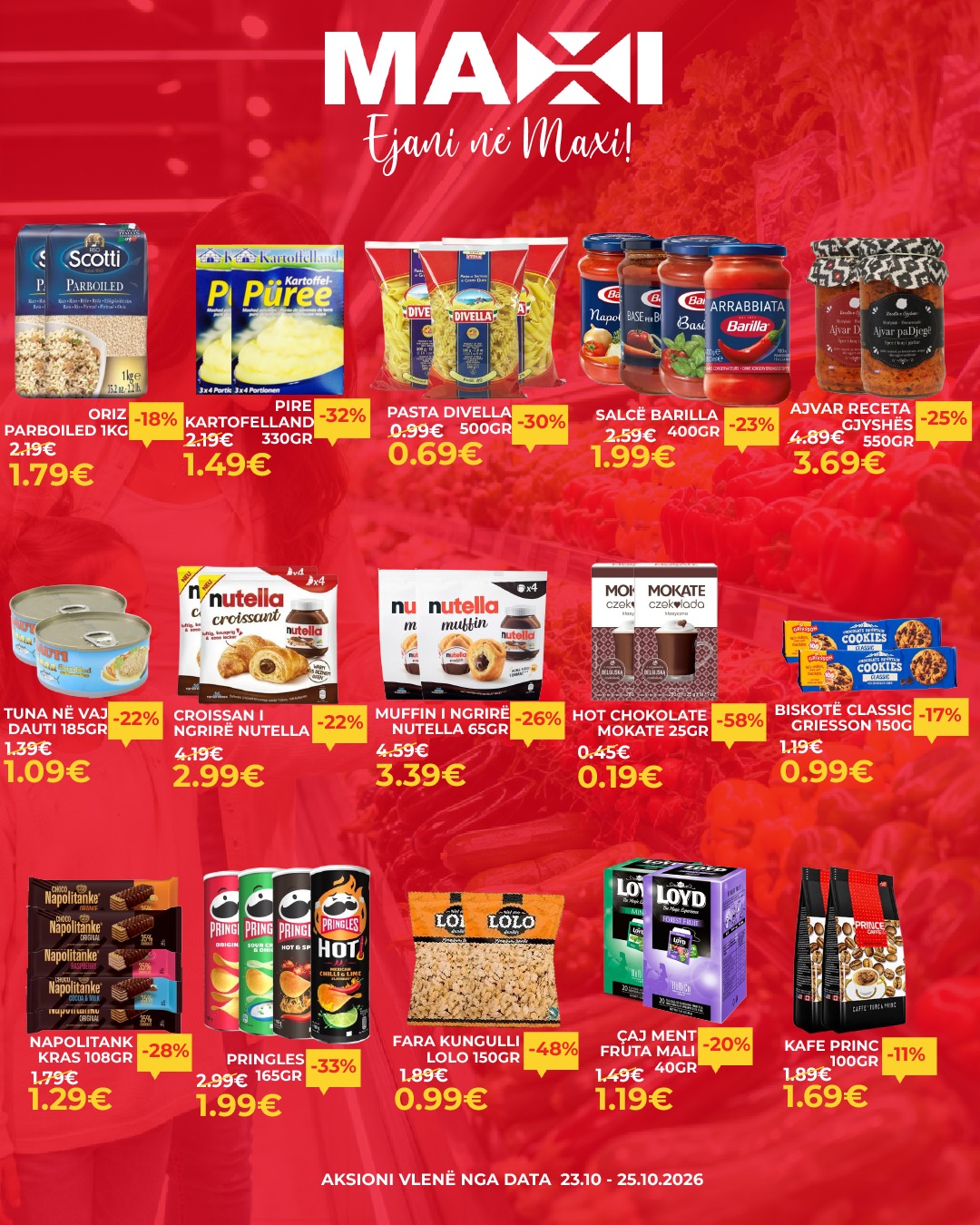 Fletushkë me oferta ushqimore të vikendit – Maxi Supermarket (2)