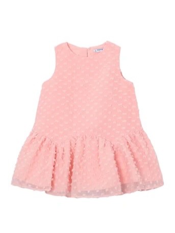 Fustan rozë me pika për vajza 2-10 vjeç – Mayoral Kids Fashion