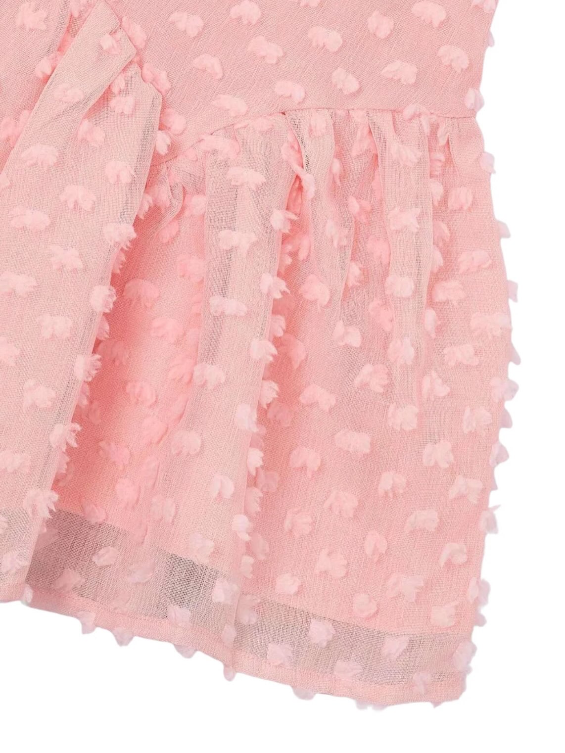 Fustan rozë me pika për vajza 2-10 vjeç – Mayoral Kids Fashion (2)
