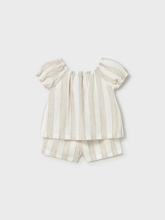 Komplet bluzë dhe shorce me vija për bebe – Mayoral Kids Fashion (4)