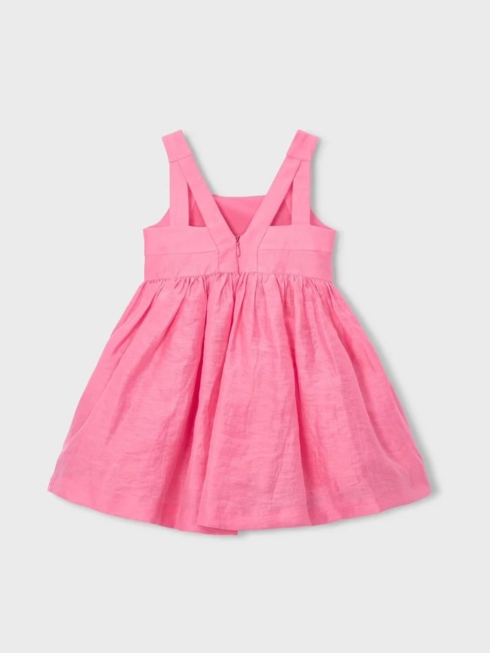 Fustan rozë me lule për vajza 2-10 vjeç – Mayoral Kids Fashion (2)