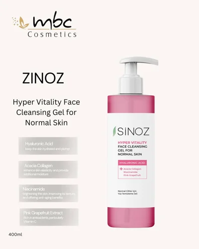Xhel pastrues Sinoz Hyper Vitality për lëkurë normale