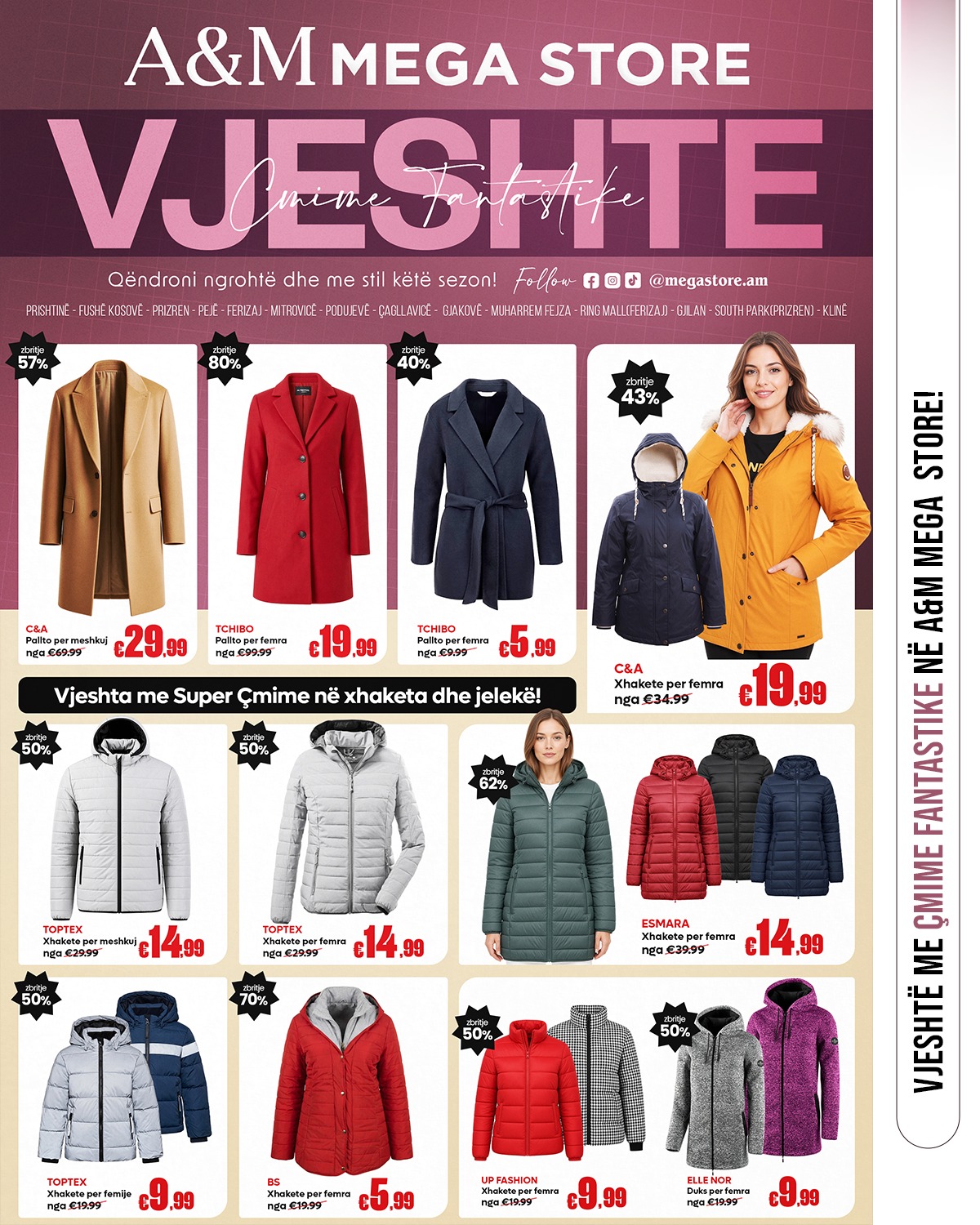 Xhaketa, pallto dhe jelekë për familjen – A&M MEGA STORE (2)