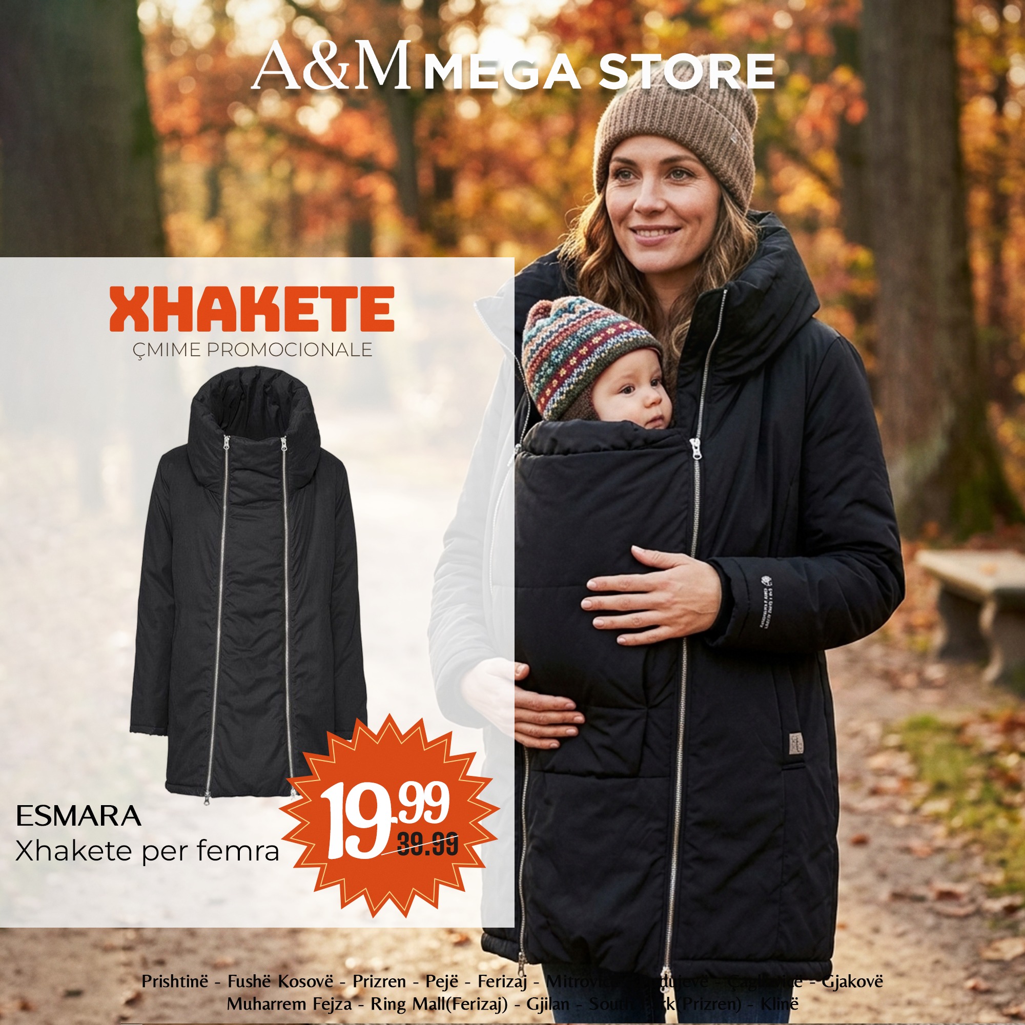 Xhaketë femrash Esmara e zezë – A&M MEGA STORE