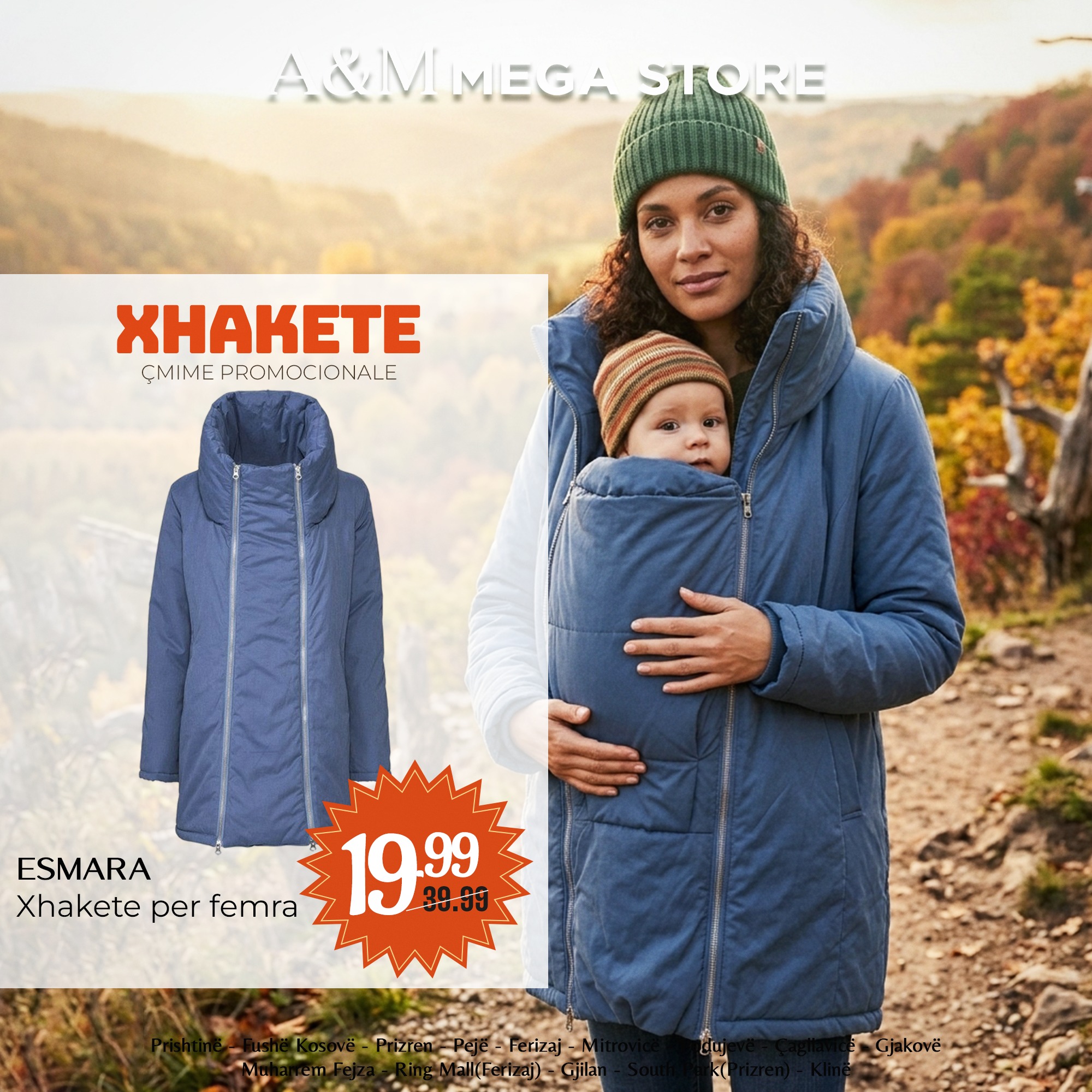 Xhaketë femrash Esmara e zezë – A&M MEGA STORE (2)